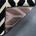 thumbnail image 6 of Well Woven Chevron Black 3'3" x 5' Area Rug Carpet, 6 of 9