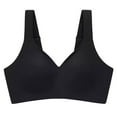 thumbnail image 1 of Soutien-gorge T-Shirt Col en V avec Armature Réglable Confortable pour Femmes, 1 of 6