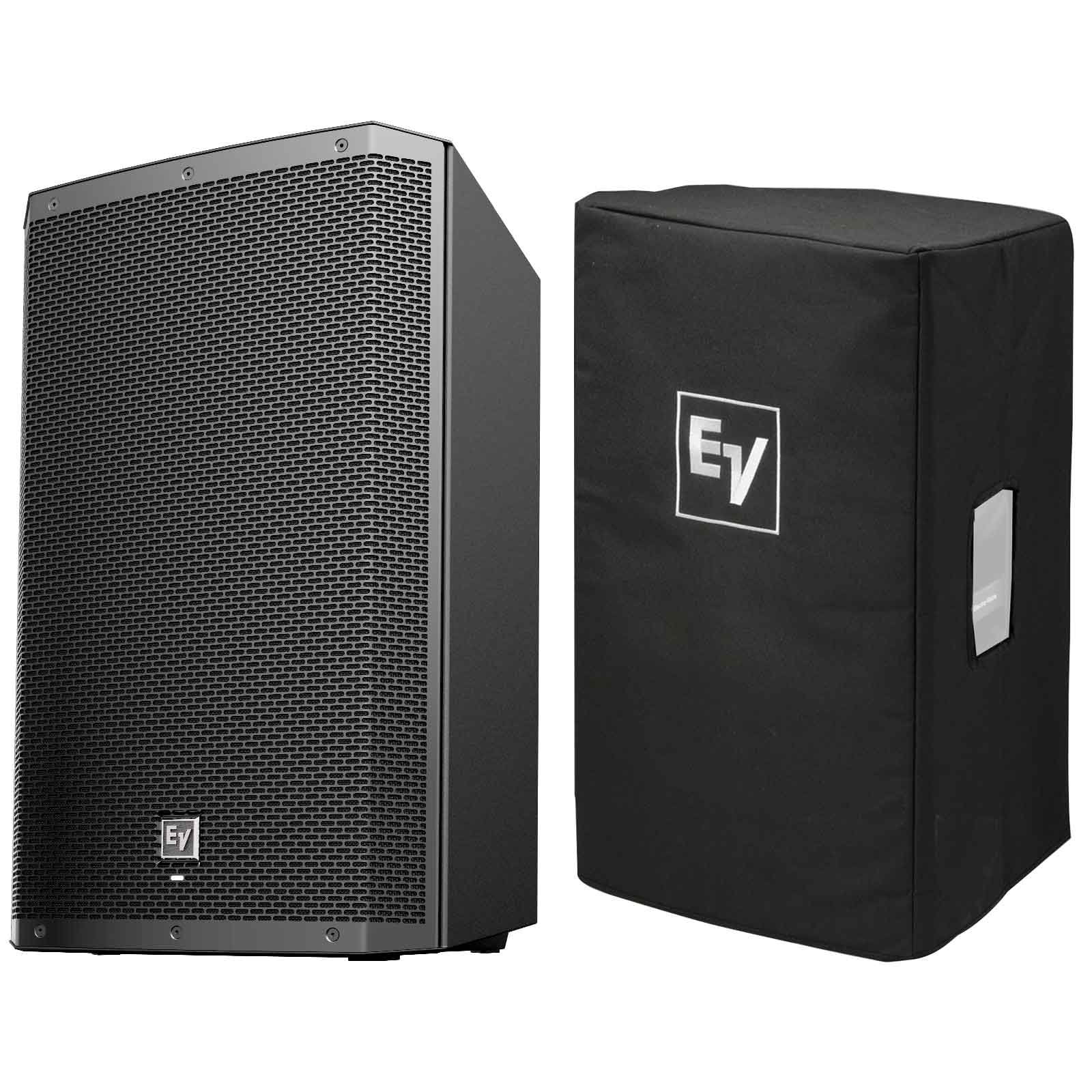 Rockville Rolling Travel Case Speaker Bag w/Wheels For EV Electro-Voice ZLX-15P 