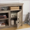 thumbnail image 4 of TV Furniture Farmhouse Barn Door Media Stand for TVs Up to 65" with Storage & Cable Management, Gray Wash | Gray Wash | MDF, 4 of 10