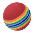 thumbnail image 2 of 20PCS Rainbow Ball EVA Sponge Ball Training Ball Stretchy Indoor Practice Balls for Indoor Playground (Random Color), 2 of 8