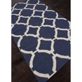 thumbnail image 2 of Jaipur Living Rafi Handmade Trellis Blue Cream Area Rug, 2 of 4