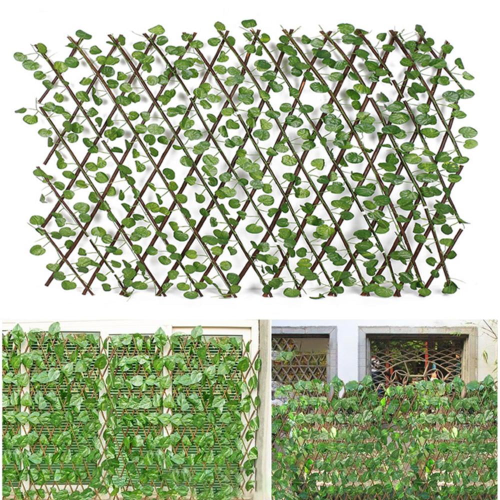 Details about   Expanding Fence Retractable Fence Artificial Garden Plant Fence UV Protected