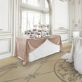 thumbnail image 6 of Lann's Linens 60" x 102" Rose Gold Sequin Tablecloth, Sparkly Rectangle Table Cloth for Wedding, Party, Banquet, 6 of 6