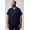 NAVY, variant on Men's Max Scrub Top - MotionTech Fabric, 4-Way Stretch, Wrinkle-Resist, Anti-Shrink, Breathable, Short Sleeve (Sizes Vary)