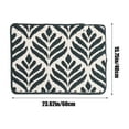 thumbnail image 3 of Alfombras de baño, alfombras para sala de estar, alfombra antideslizante absorbente de agua con estampado de hojas, alfombra antideslizante para puerta, alfombra suave y ligera para baño, alfombras de, 3 of 6