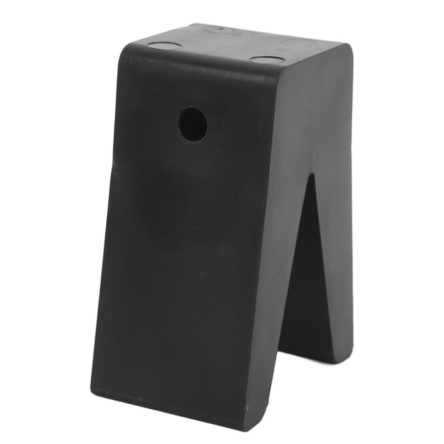 Boat Bow Stop, Anti Aging Trailer Bow Stop Block 0.315in Mounting Holes 2 Inch Rubber V Block for Caravans