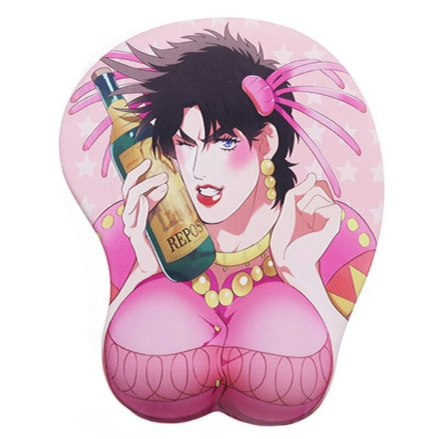 Alfombrilla de ratón con reposamuñecas JoJos Bizarres Adventures Anime