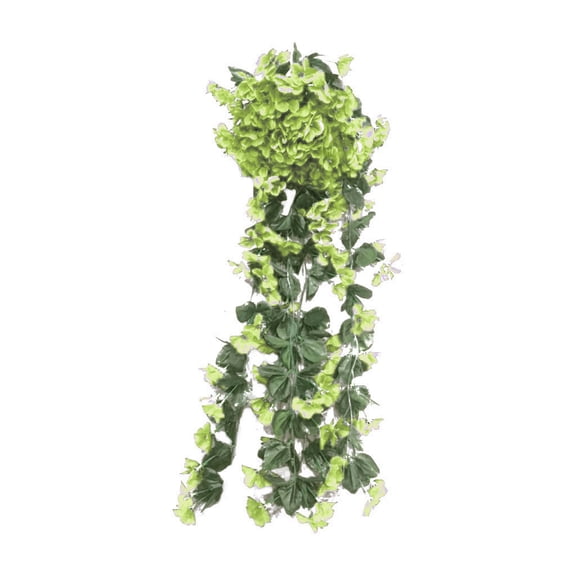 100Fens Hanging Flowers Artificial Violet Flower Wall Wisteria Basket Hanging Garland Flowers Fake Silk Orchid