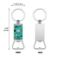 thumbnail image 2 of WIRESTER Household Kitchen Tools Keychains Metal Bottle Opener With Key Ring - Cat Face Pattern, 2 of 6