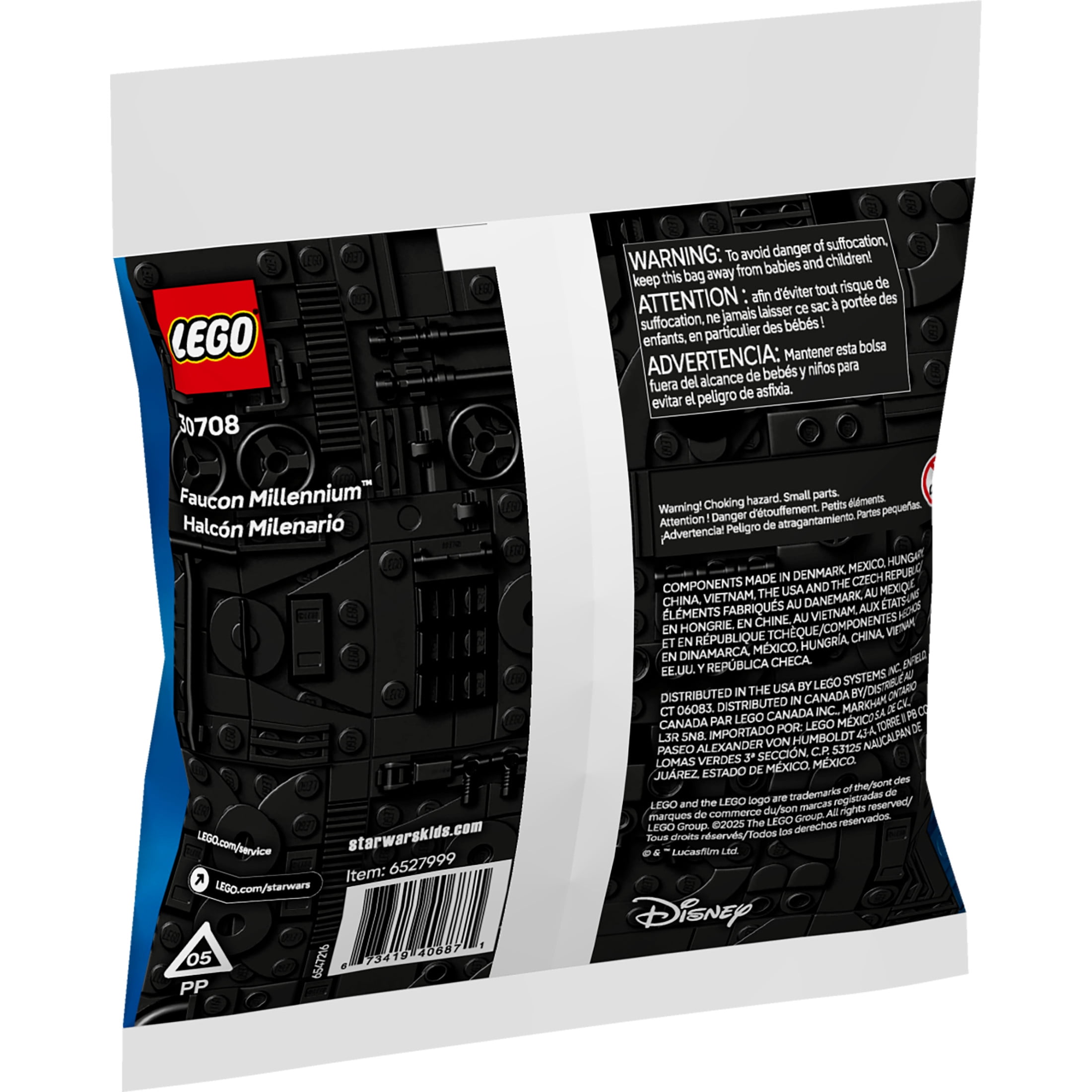 LEGO Star Wars Millennium Falcon Mini-Build - Space Ship Building Toy for Kids, Ages 6+ - 30708