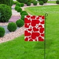 thumbnail image 5 of SKYSONIC Garden Flag Valentine Red Hearts Pattern Garden House Sports Flags 12x18 in Polyester Decorative Flags for Home Garden Flowerpot, 5 of 7