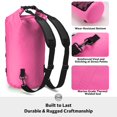 thumbnail image 4 of Mochila STOVER, bolsa impermeable y impermeable con funda flotante, color rosa, 4 of 9