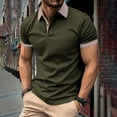 thumbnail image 2 of Men'S Four Seasons Leisure Fashion Design Lapel Button Short Sleeve Men'S Polo Shirts S, 2 of 7