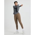 thumbnail image 6 of baleaf Women's Fleece Lined Leggings Thermal Tights Brown XL, 6 of 7