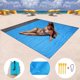 thumbnail image 3 of Estera de playa, manta de playa Nano, impermeable, estera de picnic antiarena, patchwork ligero portátil gris azul, 3 of 5
