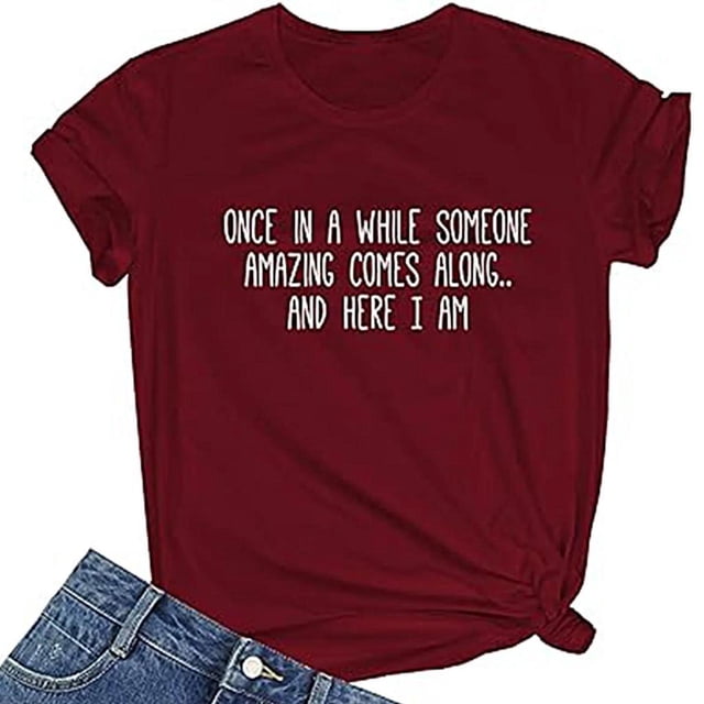 Camiseta de mujer con cuello redondo y camisetas de verano para uso diario en la calle y la oficina SG