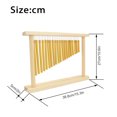 thumbnail image 3 of Musical Percussion Chimes, 20 Bars Single Row Instrument Wind Bell Sound Healing Instruments With Wood Stand Stick, 3 of 7