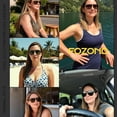 thumbnail image 2 of Fozono Classic Retro Aviator Sunglasses for Men and Women, UV Protection, 2 of 5