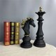 thumbnail image 5 of 3 Pcs/Set Resin International Chess Figurine Modern Interior Decor Office Living Room Home Decoration Accessories My Lux Decor Round, 5 of 6