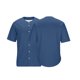 thumbnail image 4 of Mens Botón Camisa Color Sólido Cuello en V Manga Corta Sobredimensionado Transpirable Cardigan Superior, Largo Cardigan Hombres Desgaste Deportivo Casual, 4 of 8