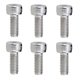 thumbnail image 2 of Tornillos de guitarra Baoblaze 6 piezas plata, 2 of 6