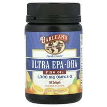 Barlean's Fresh Catch®, Ultra EPA/DHA Fish Oil, Orange, 60 Softgels (650 mg per Softgel)