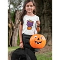 thumbnail image 2 of Cute Spookitty. Pumpkin Costume T-Shirt Toddler -Image by Shutterstock,  3 Toddler, 2 of 4