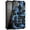 Deep Blue, variant on HCTian Case Compatible with Apple iPhone 15 Phone Cases Armor Heavy Duty Military Style PC+TPU Shockproof Camouflage Cover with Kickstand and Metal Stand for Magnetic Car Mount