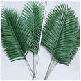thumbnail image 3 of 10pcs Artificial Palm Leaves Plastic Palm Leaves Decoration, Tropical Leaf with Stem, 3 of 3