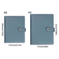 thumbnail image 5 of 6 Rings Leather Notebook 160 Pages Wide Ruled Refillable 6 Rings Binder Covers, 5 of 11