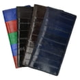 thumbnail image 2 of Genuine Eel Skin Leather Basic Checkbook Cover E 529, 2 of 20