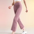 thumbnail image 3 of Previn Women's Athletic Pants Breathable Yoga Pants Elasthane Autumn Chic Curvy Soft Calf Length Trousers Coral X-Small, 3 of 5