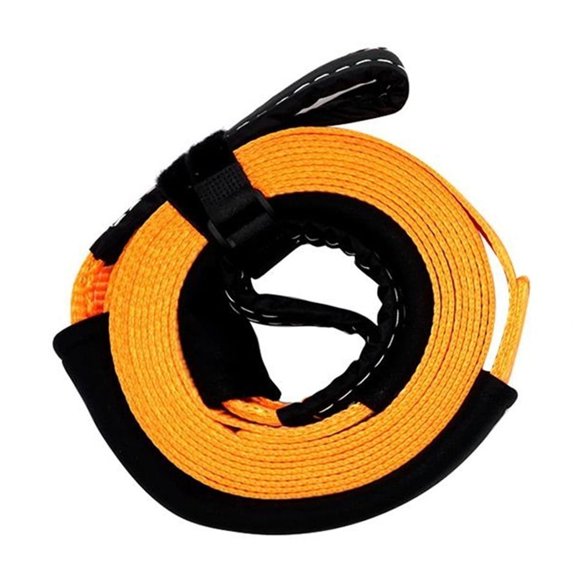 Heavy Duty Car Tow Strap 5m 8 Tons Auto Emergency Safety Towing Rope Cable Wire With 2 Tow Hook For SUV Truck Trailer Car
