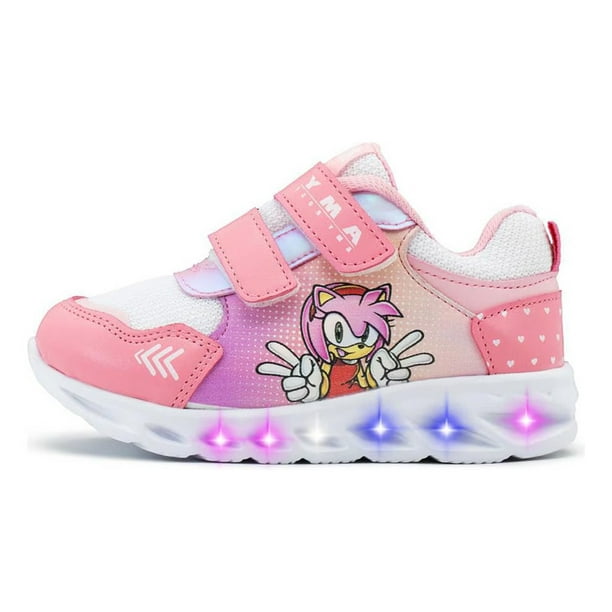 Tenis Sonic Amy Rose Tropicana Con Luces Niña SO950522 rosa claro 16