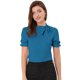 thumbnail image 1 of Top Elegante De BluDe ManCorDe OficiDe Las Camisas Del Cuello De PajariDe Las Mujeres Azul eléctrico S, 1 of 6