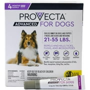 Provecta Advanced Flea Tick Large Dogs 21–55 lbs 4-Month Topical Application