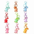 thumbnail image 4 of Plastic 3D Turtles Charm Keychain Accessory Fashionable Animal Shape Key Rings Tortoise Bag Decoration for Women, 4 of 10