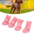 thumbnail image 3 of Zapatos Para Perros, Botas De Nieve Antideslizantes, Suaves Y Cálidas Para Chihuahua Bichon Schnauzer Con Cierre Ajustable, Protector De Patas Para Mascotas Para Interiores Y, 3 of 7