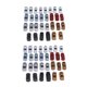 thumbnail image 1 of 2x 30 Uds. 1: 200 coches modelo de coches coches de pasajeros fabricación de modelos de coches para la de la calle del ferrocarril 2x30pzs 1/200 Multicolor Macarena Estacionamiento Paisaje Diseño de la calle, 1 of 8