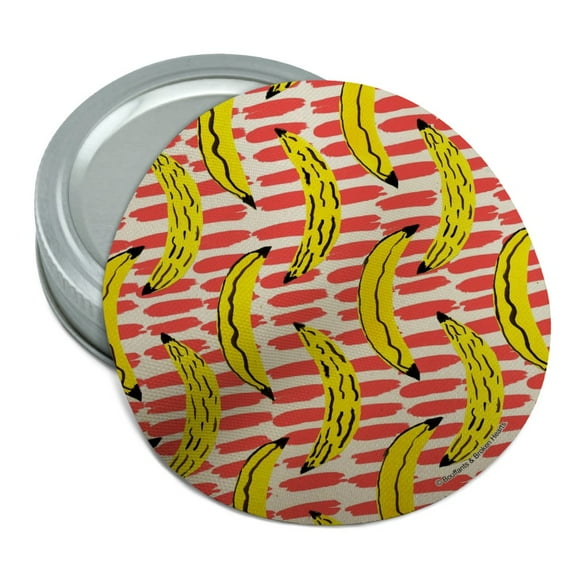 Bold Bananas Pattern Round Rubber Non-Slip Jar Gripper Lid Opener