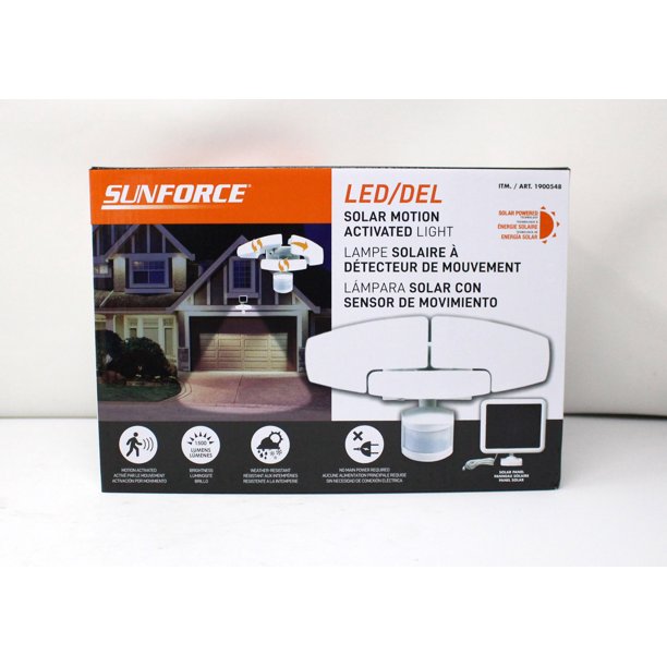 Sun Force LED Solar Motion Activated Light