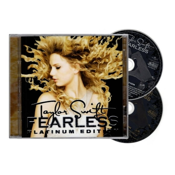 Taylor Swift Fearless Platinum Disco Cd + Dvd 30 Canciones No Label 1 CD + 1 DVD