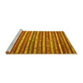 thumbnail image 2 of Ahgly Company Machine Washable Indoor Rectangle Oriental Yellow Traditional Area Rugs, 7' x 9', 2 of 4