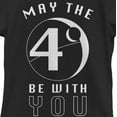 thumbnail image 2 of Girl's Star Wars Death Star May The 4th Be With You  Graphic Tee Black Medium, 2 of 4