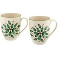 thumbnail image 2 of Lenox 870002 2-Piece Holly Mug Set, 2 of 6