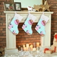 thumbnail image 7 of GZHJMY Christmas Stocking, Personalized Sloth Large Candy Stocking Hanging Gift, Xmas Stockings Decoration 1 PCS for Family Holiday Party Ornaments Decor Fireplace, 7 of 7