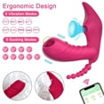thumbnail image 3 of Bluetooth APP 3 IN 1 Dildo Vibrator Female Masturbator Vacuum Vagina Clitoris Suck Stimulator Wireless Sex Toys for Women Couple, 3 of 5