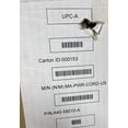 thumbnail image 2 of STARLIGHT- Lot Of 2 New Cisco Meraki Ma-Pwr-Cord-Us P/N: A40-58010 Notched Power Cord, 2 of 3
