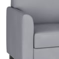 thumbnail image 5 of Flash Furniture HERCULES Diplomat Series Gray LeatherSoft Loveseat, 5 of 10